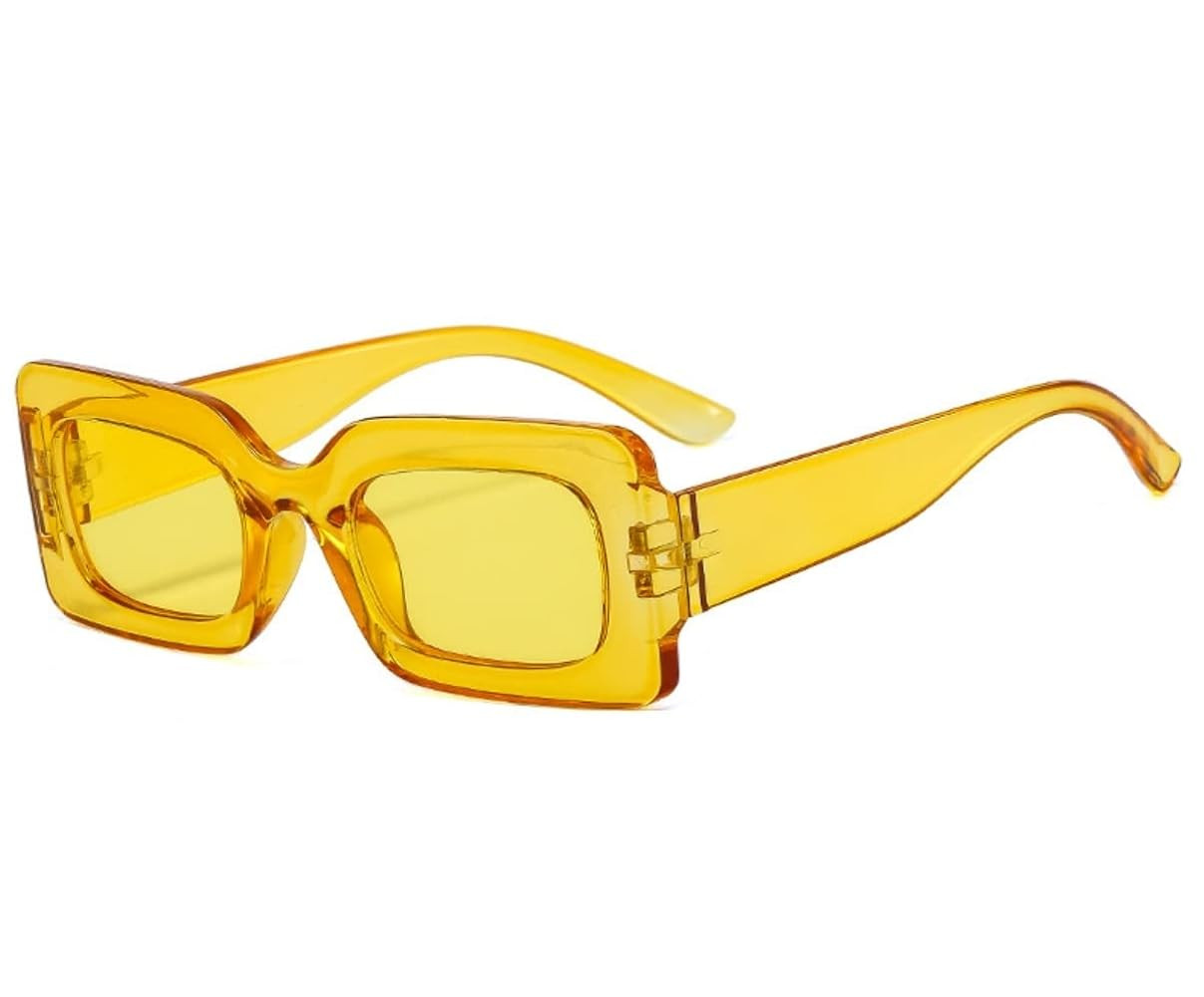 IKANOO Retro Rectangle Sunglasses for Women Vintage 90’s Candy Color Sunglasses Square Frame Y2... | Amazon (US)