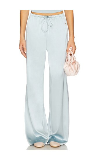 Eterne Brody Silk Pant in Baby Blue. - size M/L | Revolve Clothing (Global)