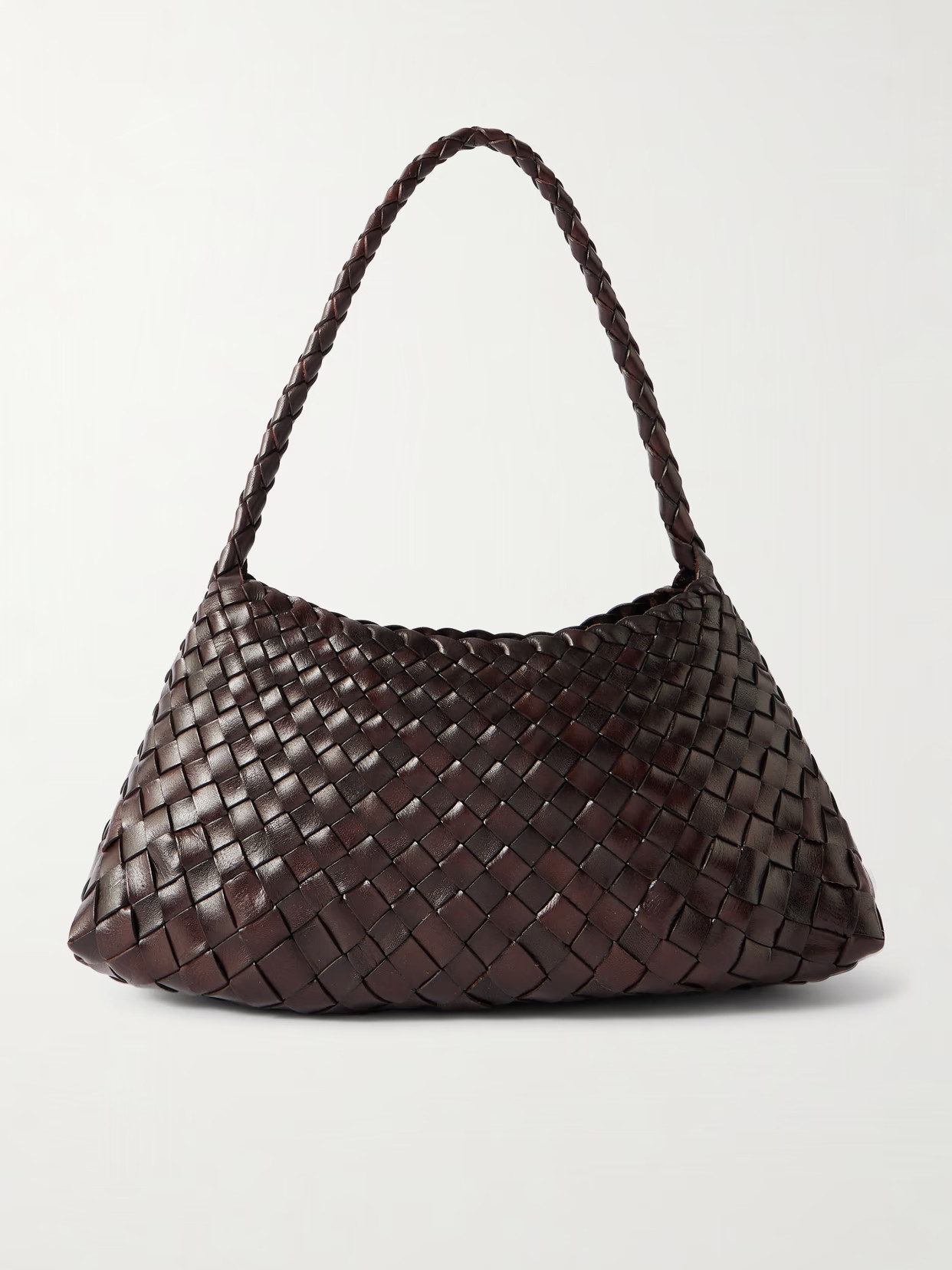 Dragon Diffusion - Rosanna Mini Woven Leather Tote - Dark brown | NET-A-PORTER (UK & EU)