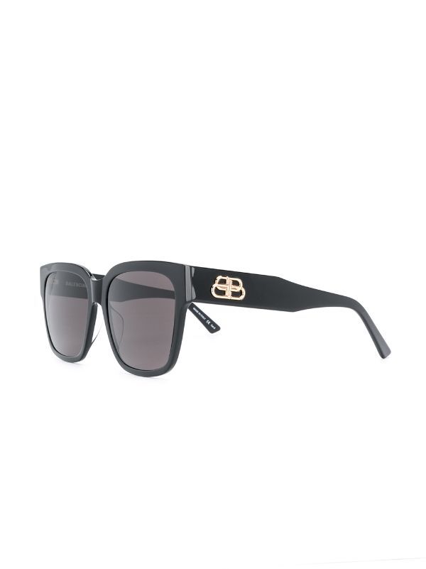 Balenciaga Eyewear Paris Square Sunglasses - Farfetch | Farfetch Global