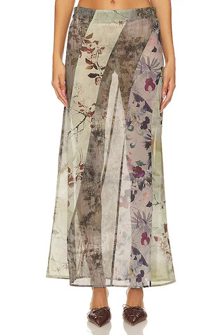 Panelled Print Maxi Skirt
                    
                    Jaded London | Revolve Clothing (Global)