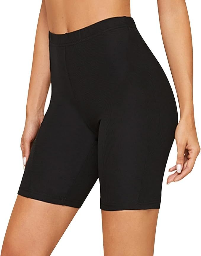 GAYHAY Biker Shorts for Women - 8" Soft Stretch Athletic Summer Shorts for Under Dresses Workout ... | Amazon (US)
