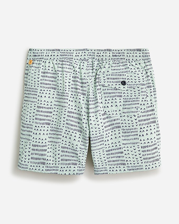 6'' stretch swim trunk in indigo print with ECONYL® nylon | J. Crew US