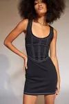 UO Ramona Corset Knit Mini Dress | Urban Outfitters (US and RoW)