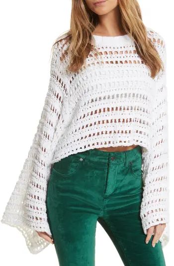 Women's Free People Caught Up Crochet Top, Size X-Small - White | Nordstrom