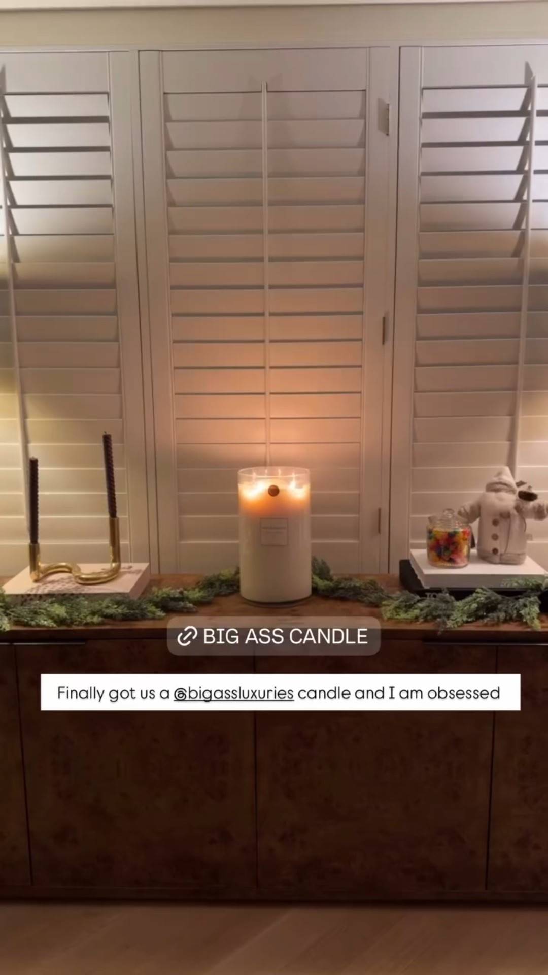 Obsessed with this new candle in my home and how massive it is! This is going to last so long. Smells amazing and they have 10 scents to choose from!

#LTKGiftGuide #LTKHome #LTKHoliday