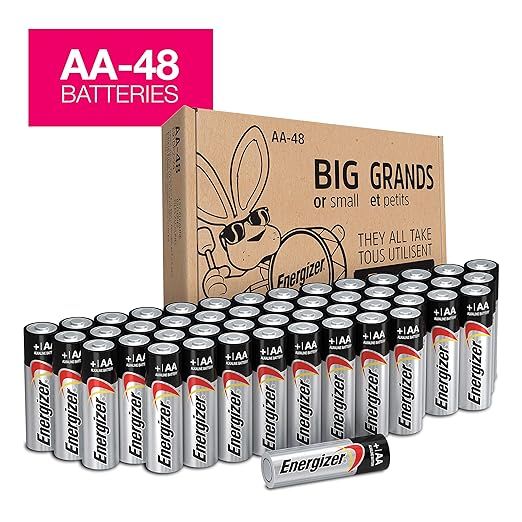 Energizer AA Batteries (48Count), Double A Max Alkaline Battery – Packaging May Vary | Amazon (US)