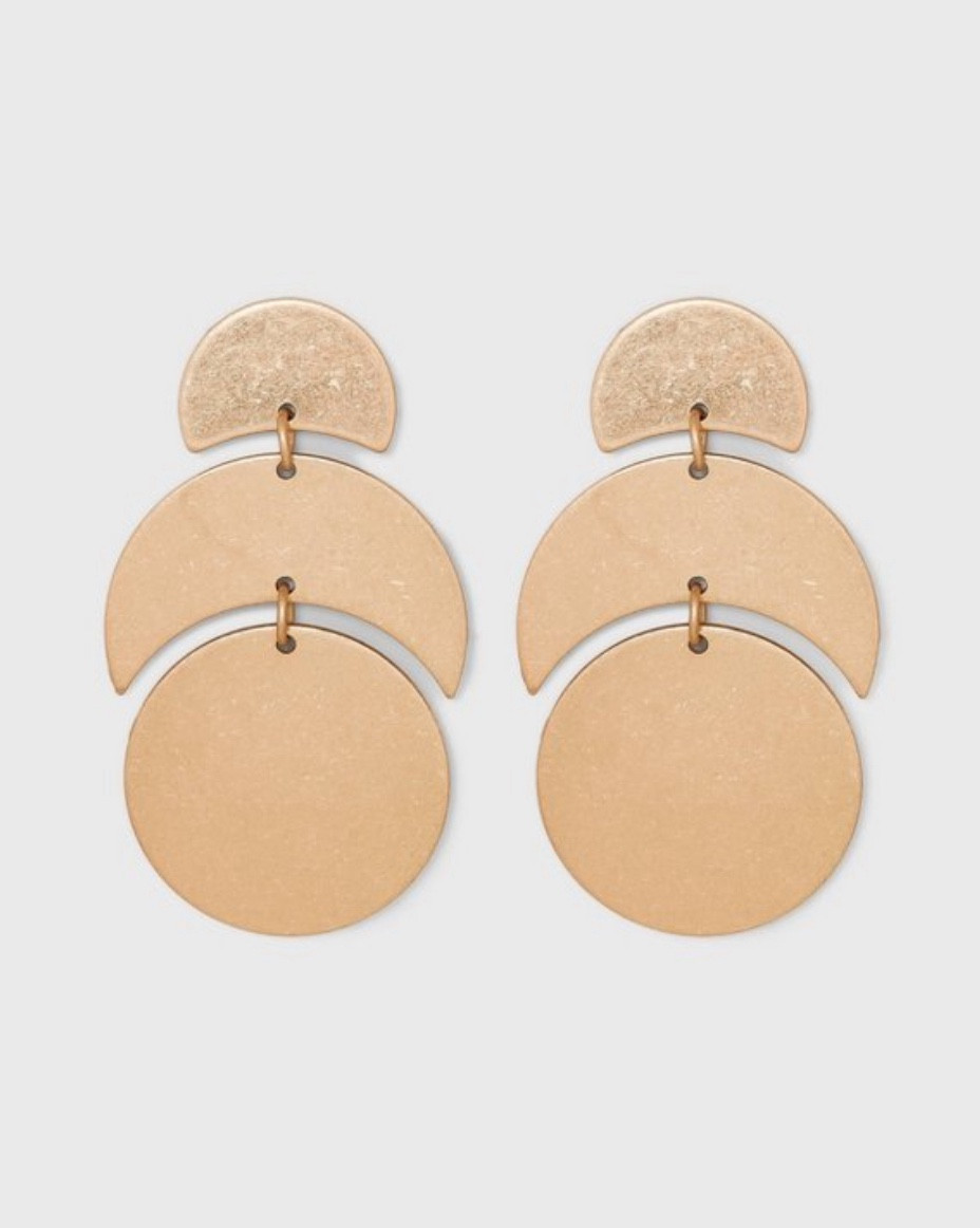 Crescent & Medallion dangling earrings 

#LTKTravel #LTKWedding #LTKStyleTip