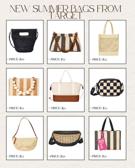 New summer bags & purses from Target! 😍

#LTKSeasonal #LTKfindsunder50 #LTKitbag