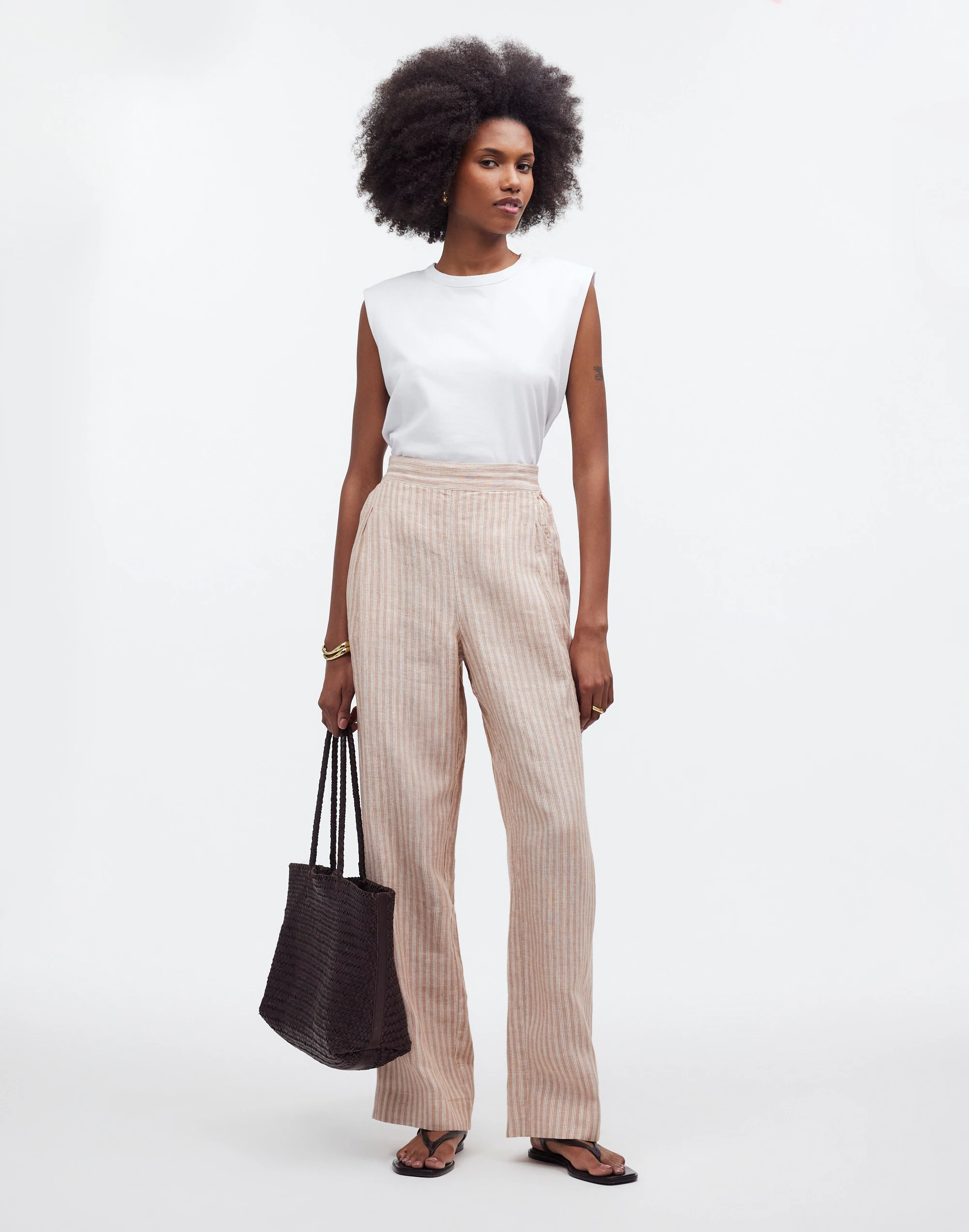 Embroidered Wide-Leg Cover-Up Pants | Madewell