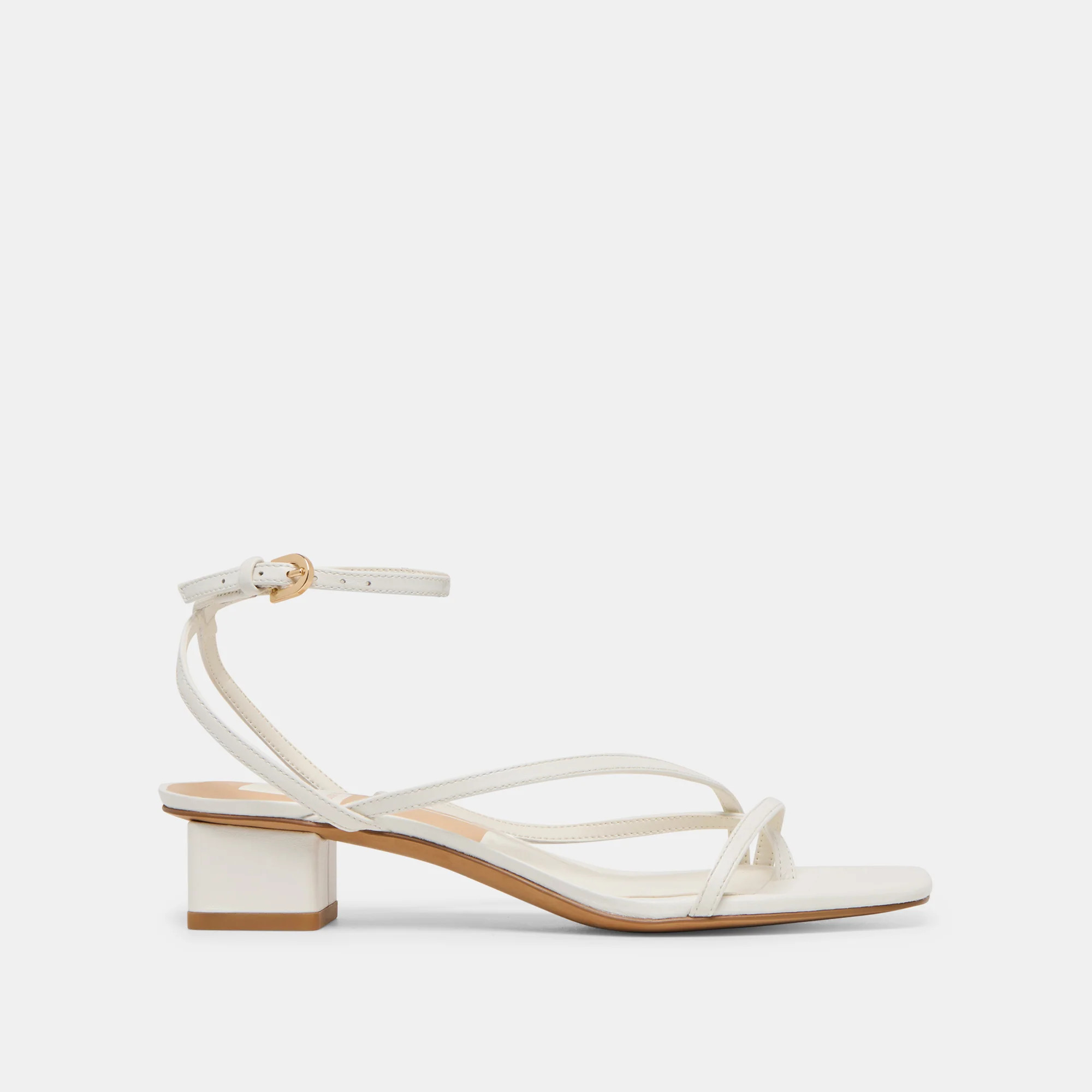Karlos Sandals True White Leather | DolceVita.com