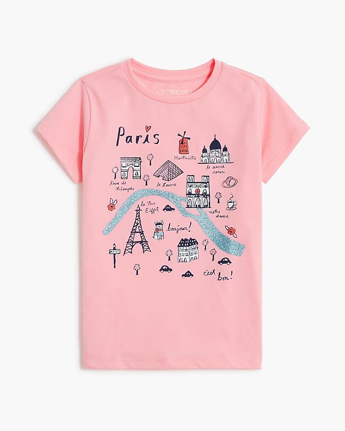 Girls' Paris map graphic tee | J.Crew Factory