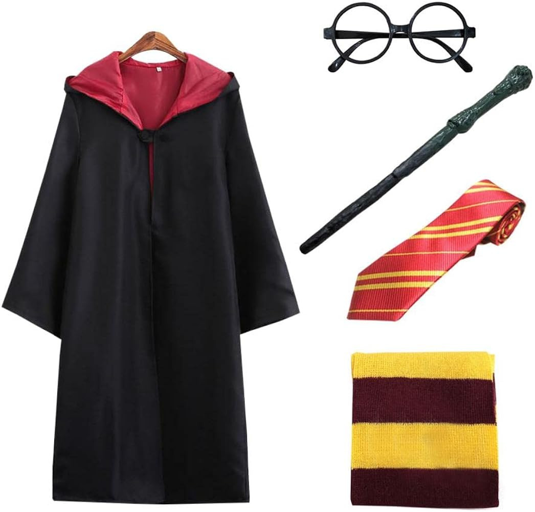 Lito Angels Wizard Halloween Costume Robe Set with Accessories for Toddler Little Kids Boys Girls | Amazon (US)