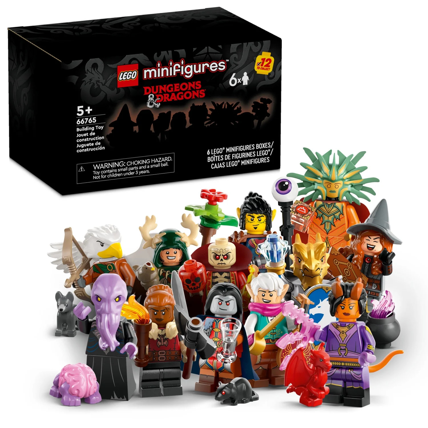 LEGO Minifigures Dungeons & Dragons 6 Pack - Toy for Boys & Girls Ages 5+ - Collectible Figures f... | Walmart (US)