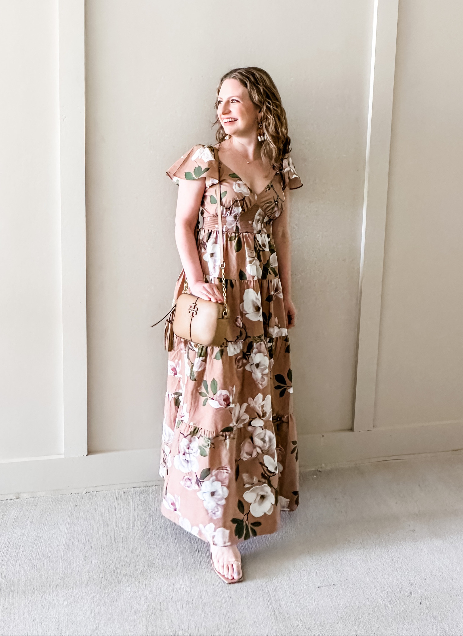 Floral smocked-bodice tiered maxi dress from Express- Wearing an XS

#LTKunder100 #LTKSeasonal #LTKsalealert