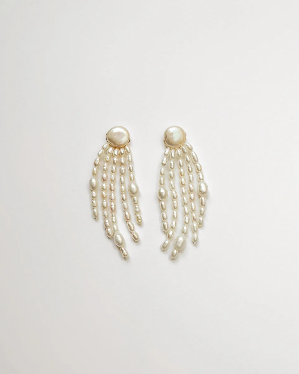 Statement Pearl Tassels | Vivian Drew