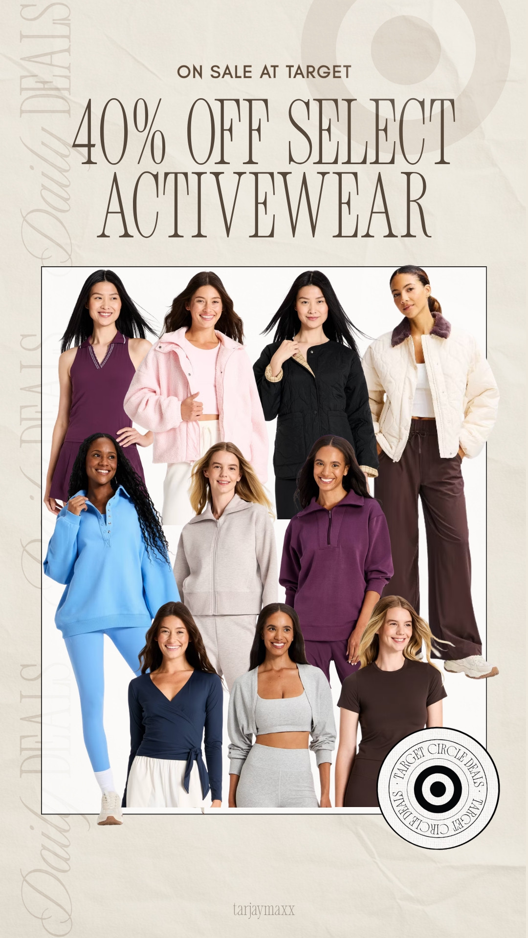 Target Circle Deal Days activewear deals! Save 40% on select women’s activewear, including matching sets, sweatshirts, leggings, workout tops and cozy athleisure for fall. Shop my favorite Target activewear deals October 6–7! fall outfits women over 50, fall wedding guest dresses, fall dresses, wedding guest dress summer, date night outfits, fall fashion hauls, halloween decorations, fall decor, fall shoes, country concert outfits 

 #LTKootd #LTKActive #LTKSaleAlert