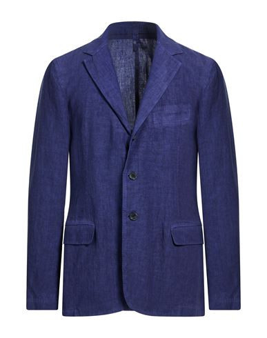 120% Lino Man Blazer Blue Size XXL Linen | YOOX (US)