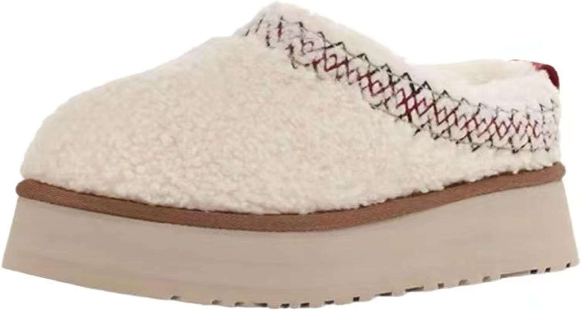 Hulemei Women's Slippers Platform Mini Boots Braid slippers women with Plush Fleece Lining Fuzzy ... | Amazon (US)