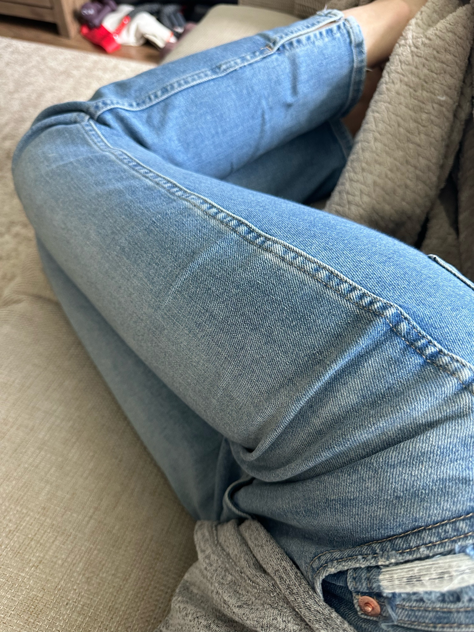 Still obsessed with these jeans. I have them in my smaller and larger sizes. 40% off at checkout, no code needed

#LTKFindsUnder50 #LTKSaleAlert
