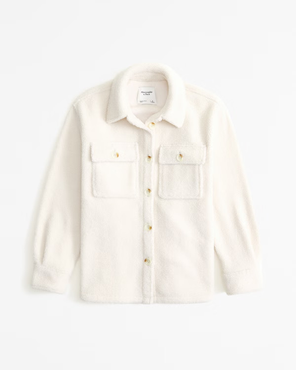 Sherpa Shirt Jacket | Abercrombie & Fitch (US)