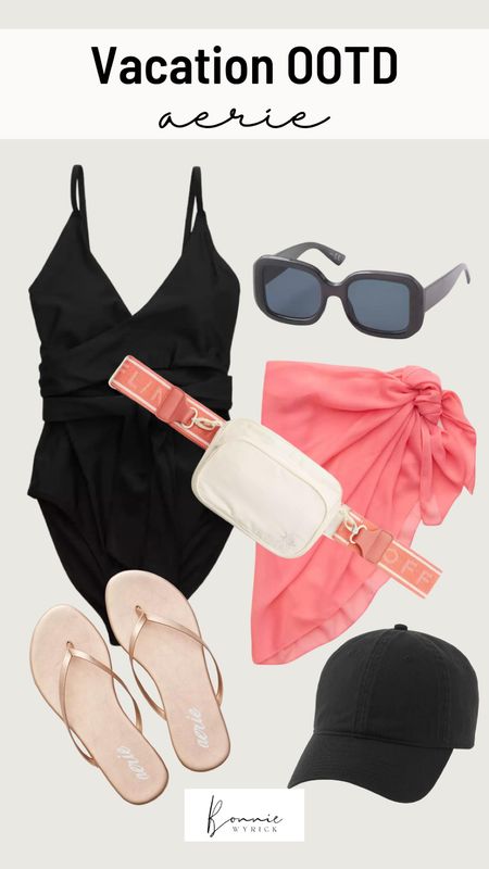 Vacation Outfit of the Day! ☀️ Whether you’re planning your tropical getaway or prepping for Spring Break, this swimmy and accessories are perfect for lounging under the sun. #LTKcompetition Midsize Swimsuit | Size Inclusive Swimwear | Vacation OOTD | Midsize Fashion | Sunglasses | Belt Bags | Shoes | Beach Hat | Beach Outfit 

#LTKSeasonal #LTKcurves #LTKFind