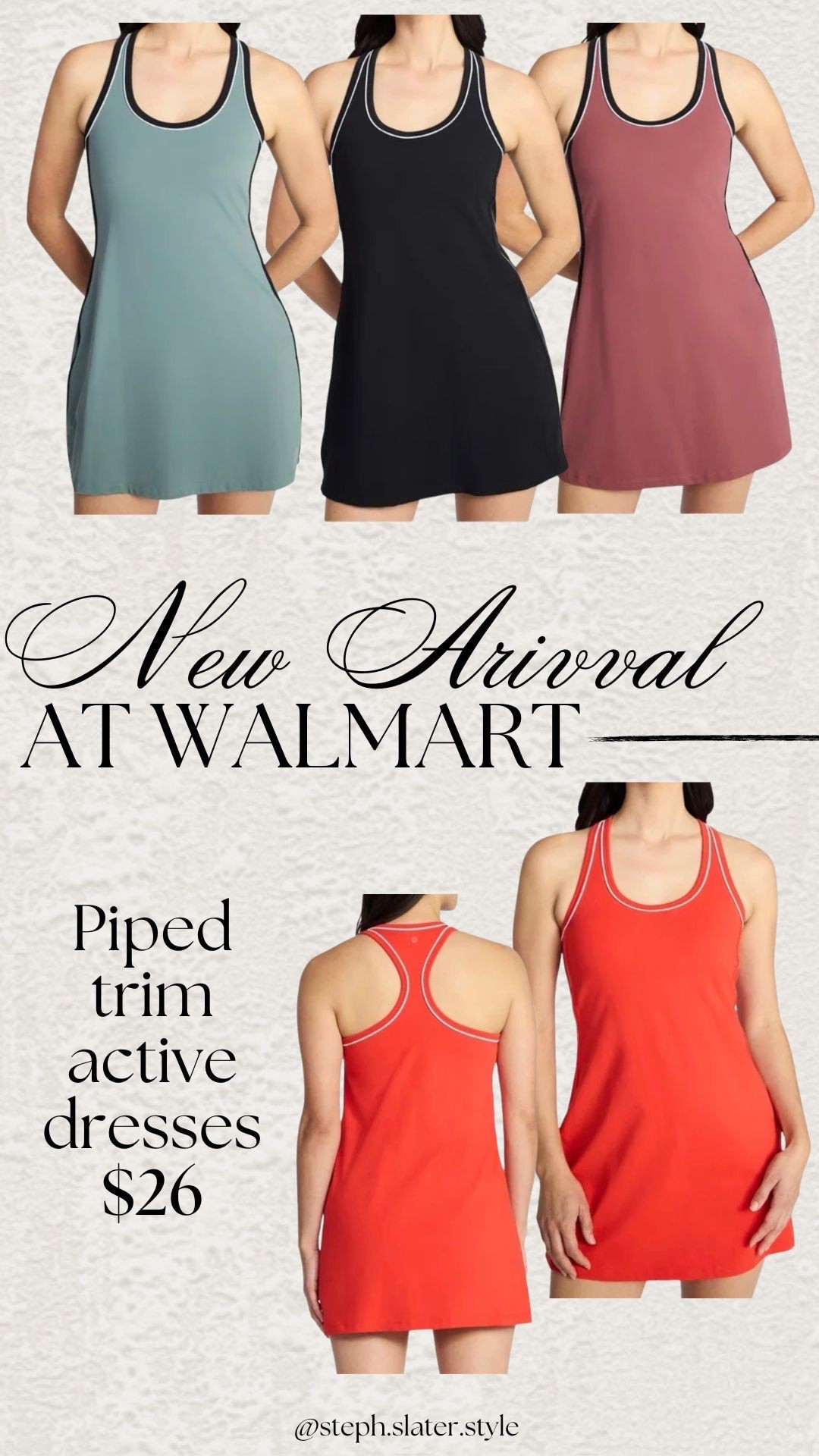 The cutest active dress from Walmart only $26

#LTKootd #LTKfitnessgoals #LTKmomlife