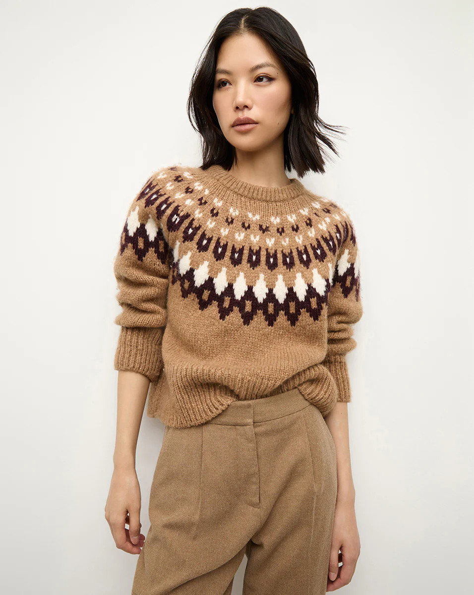 Anne Fairisle Pullover | Veronica Beard