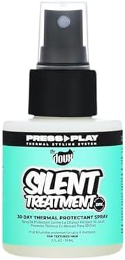 The Doux SILENT TREATMENT Anti-Frizz Heat Protectant Spray for Curly Hair – 30-Day Humidity Shi... | Amazon (US)