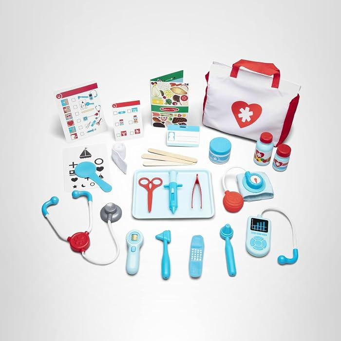 Melissa & Doug Get Well Doctor Kit, 25-Piece Toddler Doctor Play Set, Realistic Pretend Play Toys... | Amazon (US)