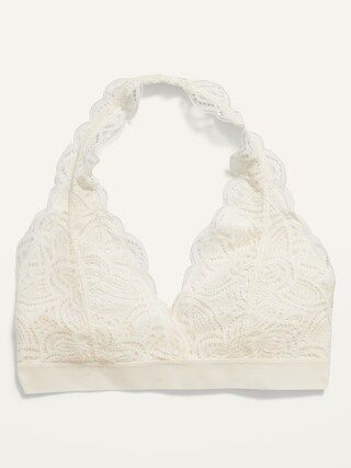 Lace Halter Bralette for Women | Old Navy (US)