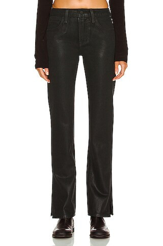 GRLFRND Hailey Low Rise Slim Boot in Black | FWRD 