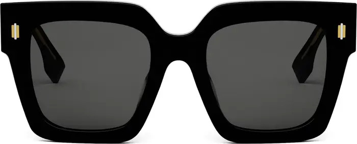 'Fendi Roma 50mm Square Sunglasses | Nordstrom