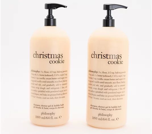 philosophy Christmas in July mega size 64-oz shower gel duo | QVC