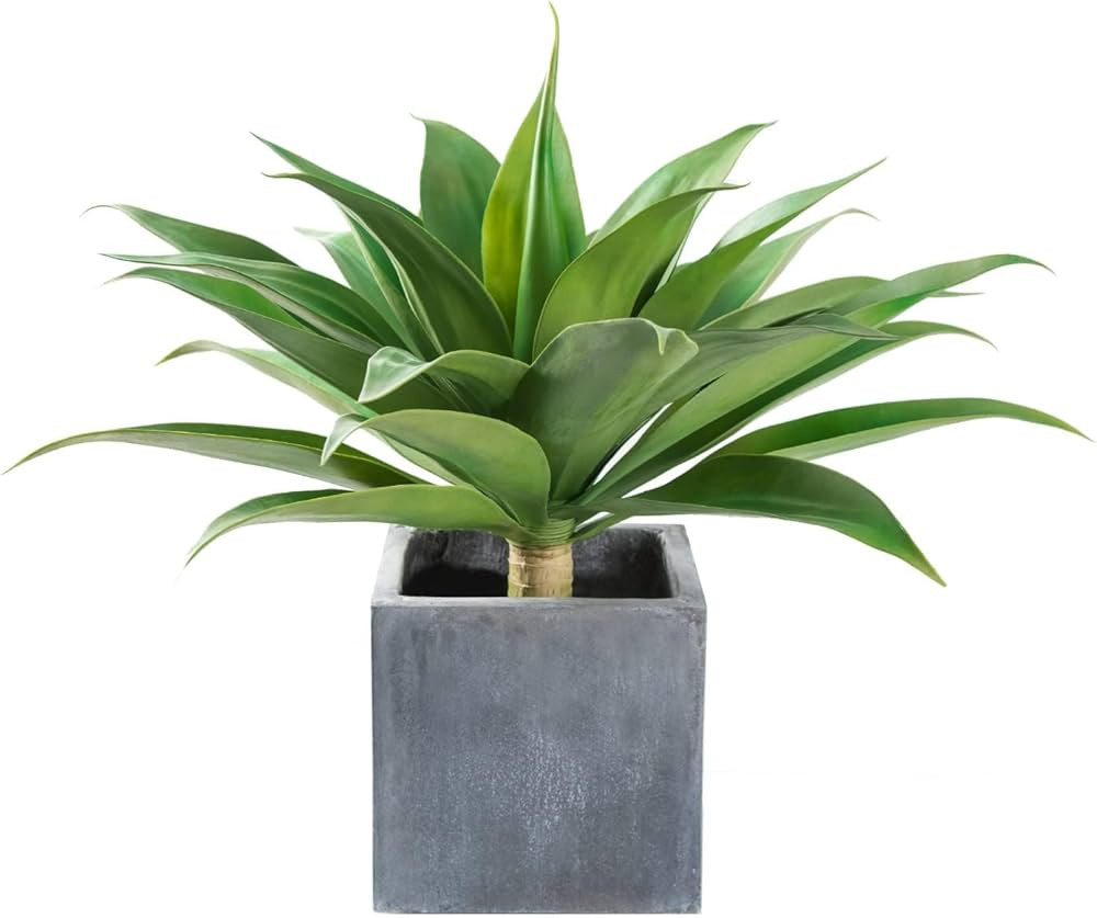 Velener Artificial Plant Outdoor Agave - Large Size UV Resistant Fake Agave Plants for Indoor and... | Amazon (US)