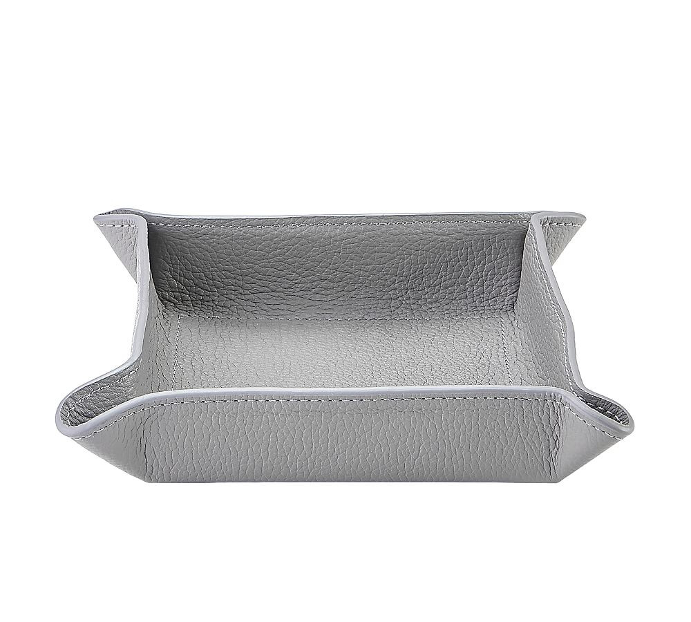 Quinn Leather Catchall Tray, Foil Debossed | Pottery Barn (US)