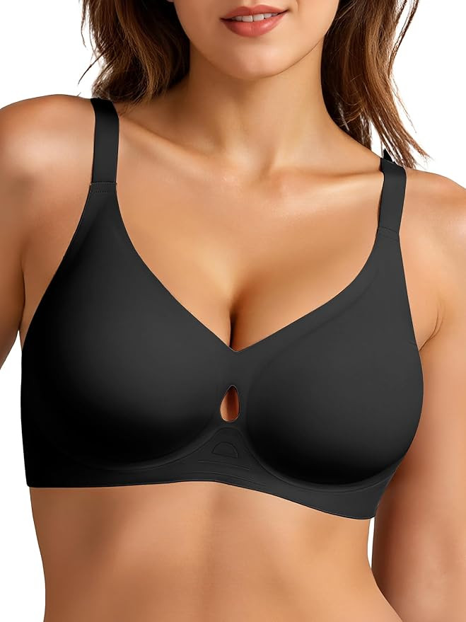 Wireless Bras for Women No Underwire Seamless Push Up Full Coverage Supportive Womens Bralettes E... | Amazon (US)