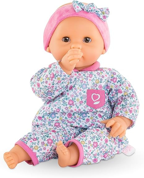Corolle Bébé Calin Capucine Baby Doll - 12" Soft-Body with Sleeping Eyes That Open and Close, V... | Amazon (US)