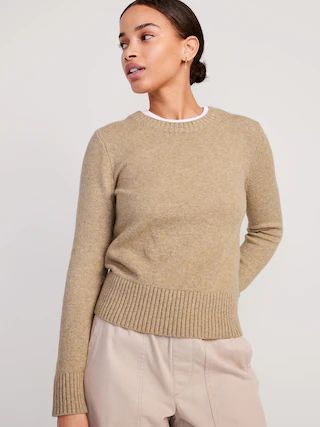 Cozy Crew-Neck Sweater for Women | Old Navy (US)