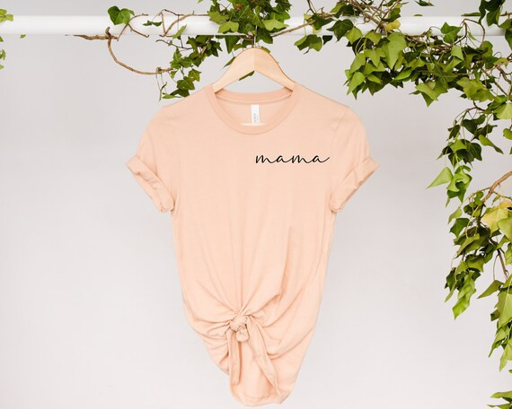 Mothers Day Shirt, Mom TShirts, Mama T Shirt, Best Mom T-Shirt, Favorite Mom Shirts, Mom Pocket T... | Etsy (US)