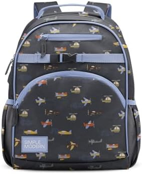 Simple Modern Kids Backpack for School, Girls, Boys | 12L | Airplane | Fletcher Bookbag, School B... | Amazon (US)