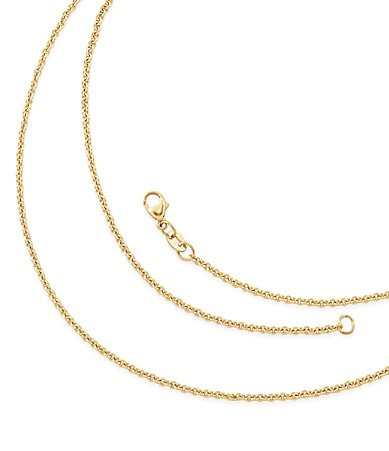 James Avery 14K GoldSterling Silver Light Cable Chain - 22 in. | Dillard's