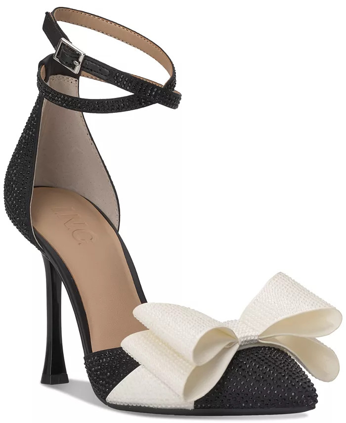 I.N.C. International Concepts Women's Saori Bow Ankle-Strap Pumps, Created for Macy's - Macy's | Macy's