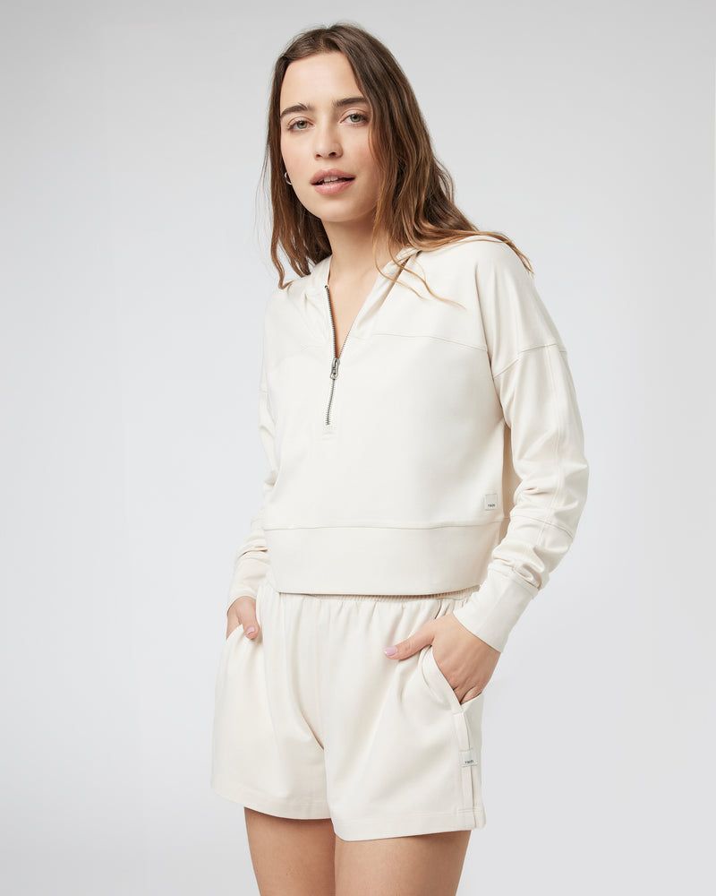 Halo Half Zip Cropped Hoodie | Vuori Clothing (US & Canada)