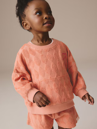 NEXT Toddler Textured Towel Terry Short Set | Gap (US)