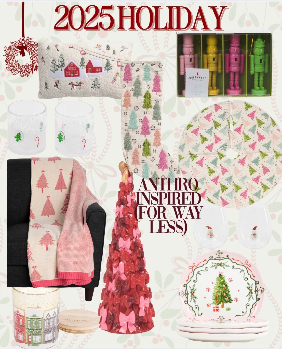 Anthro inspired holiday finds for way less! 


Anthro Christmas 
Anthropologie Christmas 
Christmas decor ideas 

#LTKGiftGuide #LTKCyberWeek #LTKHoliday