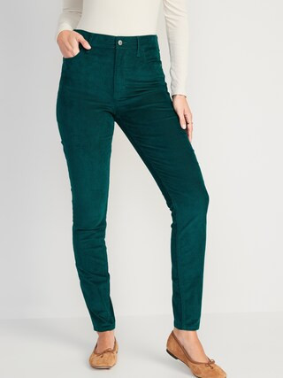 High-Waisted Rockstar Super-Skinny Corduroy Pants for Women | Old Navy (CA)