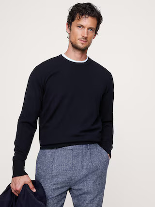 Merino Crew-Neck Sweater | Banana Republic (US)