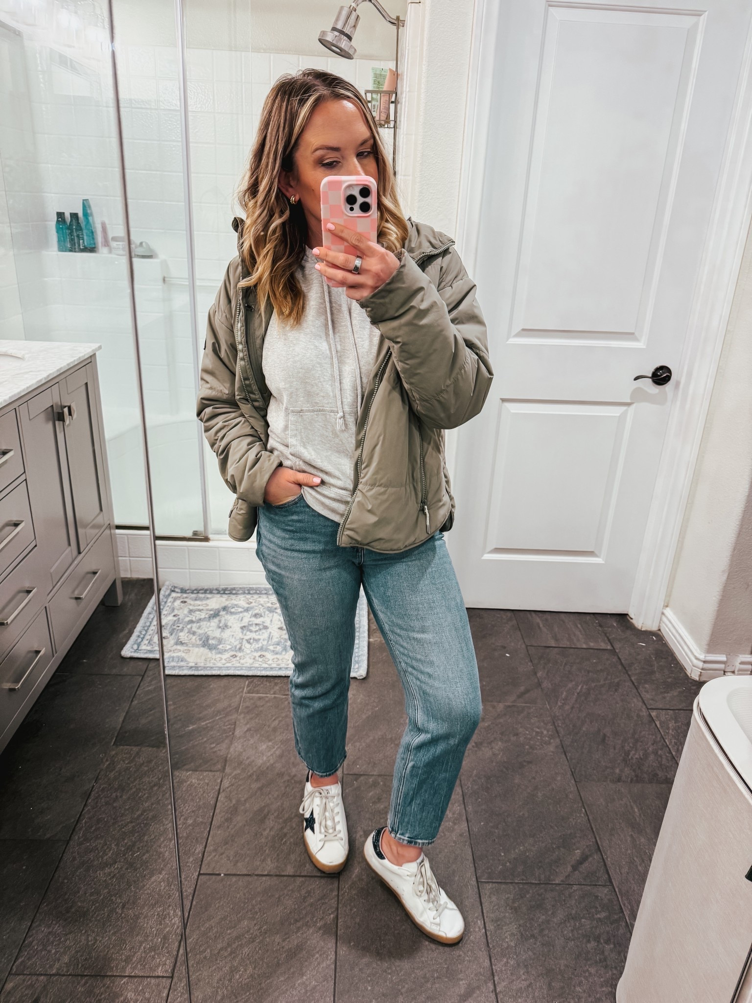 Classic layers to create this cozy transitional look

This @Vuori US jacket is one of my absolute favorites it gives just the right about of warmth for California weather - wearing s

These ankle straight jeans are also one of my most worn pairs, light stretch and a great length and rise - wearing 27 p

#LTKActive