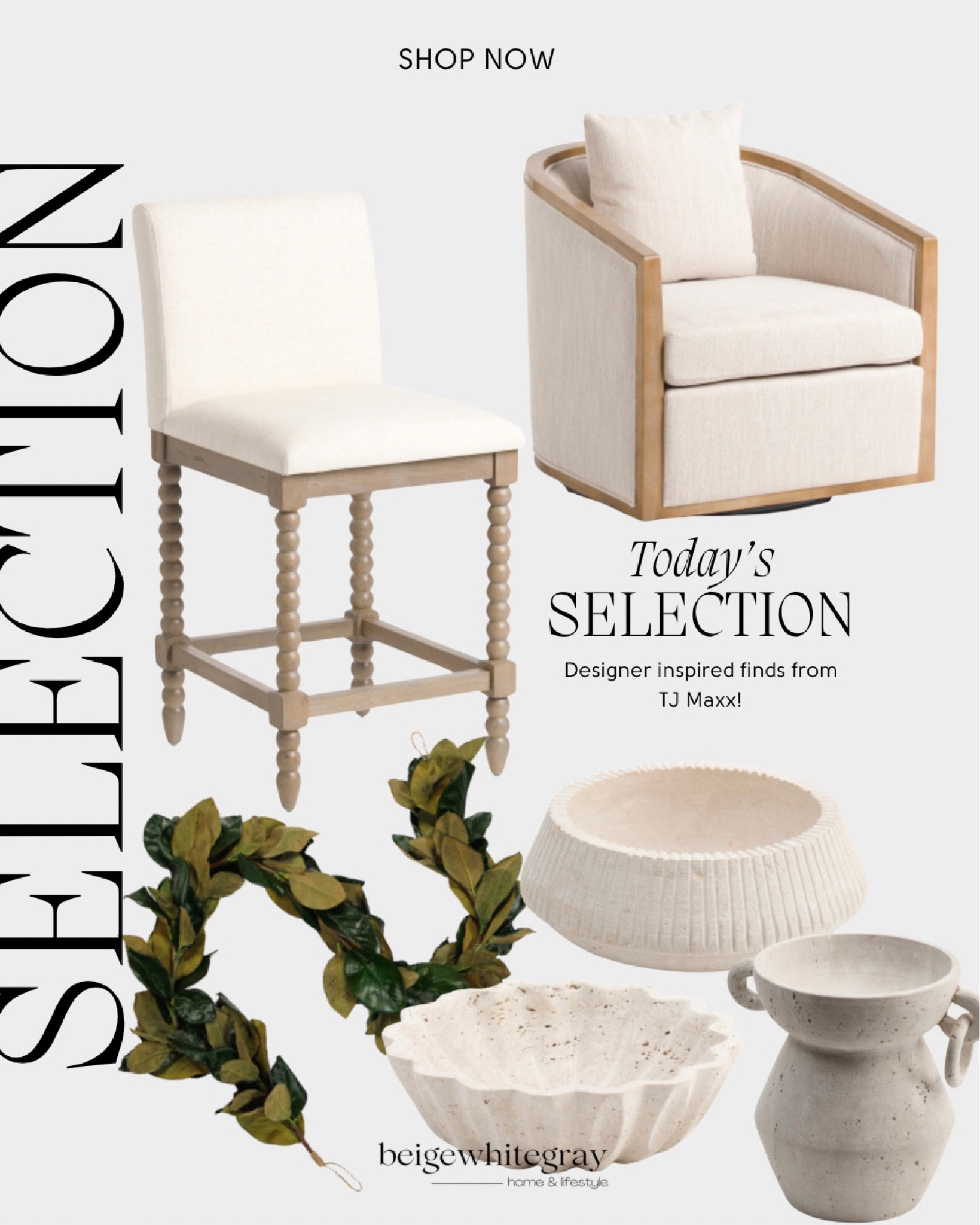 Tj Maxx always has the best on trend finds that give designer vibes but at a fraction of the cost. 

#LTKstyletip #LTKsalealert #LTKhome